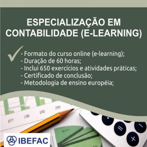 Especialização em Contabilidade (E-learning)