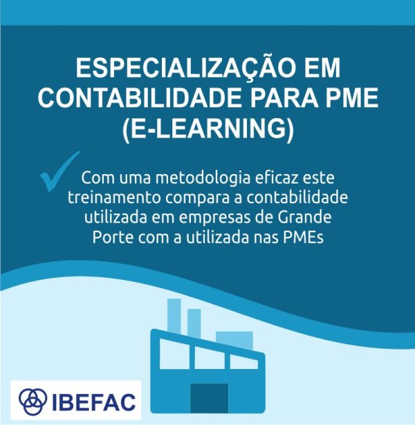 Especialização em Contabilidade para PME (E-learning)